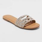 Women's Amie Embellished Strappy Slide Sandals - A New Day