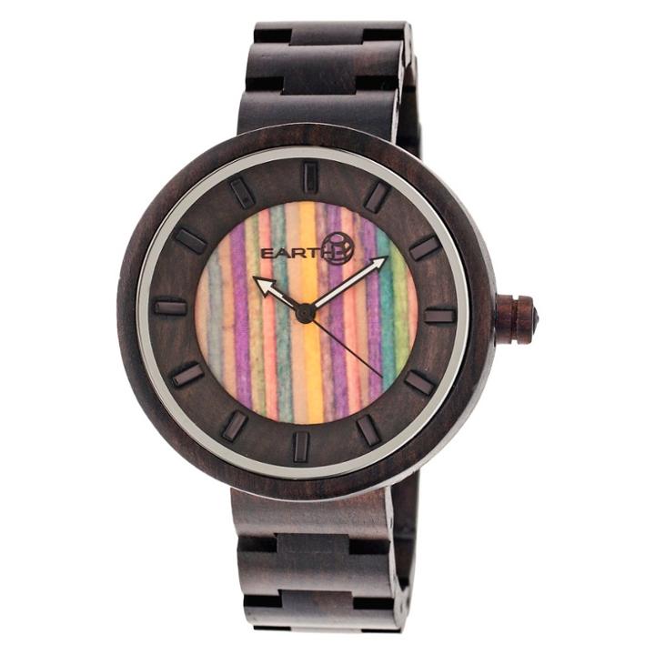 Earth Wood Goods Women's Earth Root Wood Bracelet Watch - Brown
