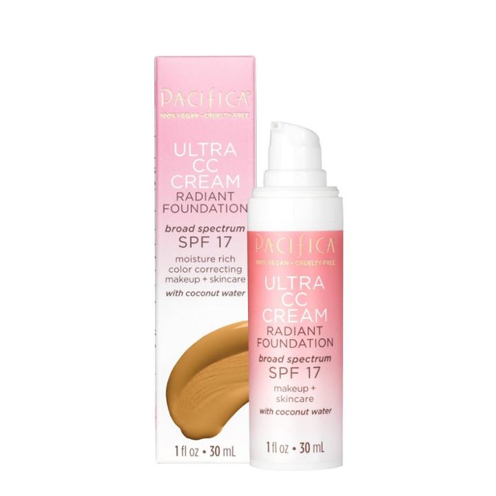 Pacifica Ultra Cc Cream Radiant Foundation - Warm/medium