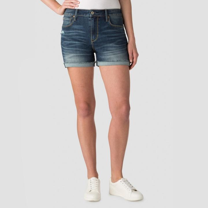 Denizen From Levi's Women's High-rise Jean Shorts - Dark Wash