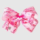 Girls' Jojo Siwa Love Valentine's Day Hair Clip Bow - Pink