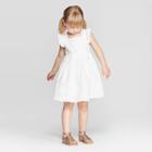 Oshkosh B'gosh Toddler Girls' Solid A-line Dress - White