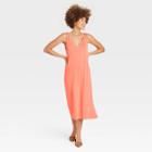 Women's Sleeveless Knit Dress - A New Day Dark Peach