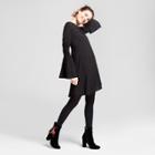 Women's Smocked Bell Sleeve Dress - Grayson Threads (juniors') Black