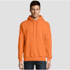 Hanes Men's Ecosmart Fleece Pullover Hooded Sweatshirt - Light Orange S, Men's,