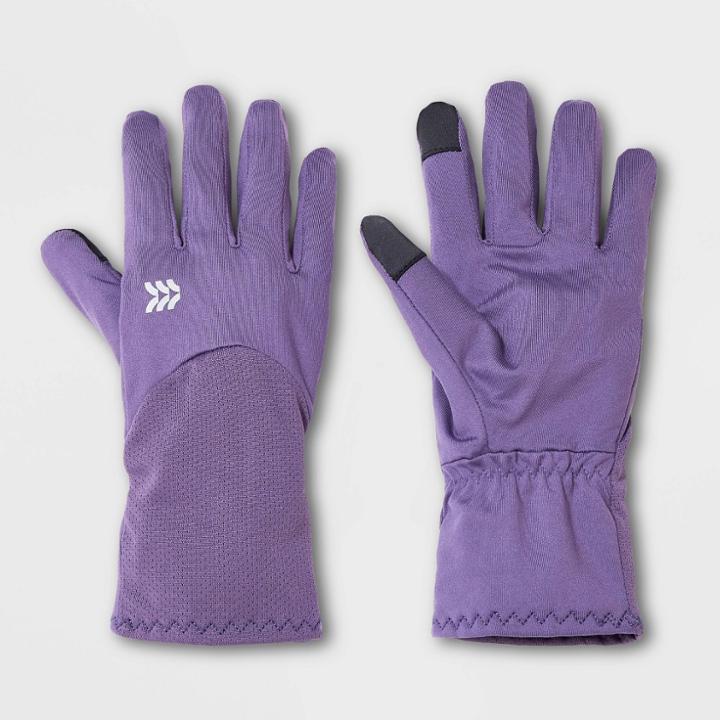 Women's Jersey Mesh Gloves - All In Motion Purple