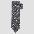 Men's Charles Floral Necktie - Goodfellow & Co Navy (blue)