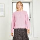 Women's Crewneck Pullover Sweater - Universal Thread Pink