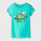 Toddler Girls' Dino Island Cap Sleeve T-shirt - Cat & Jack