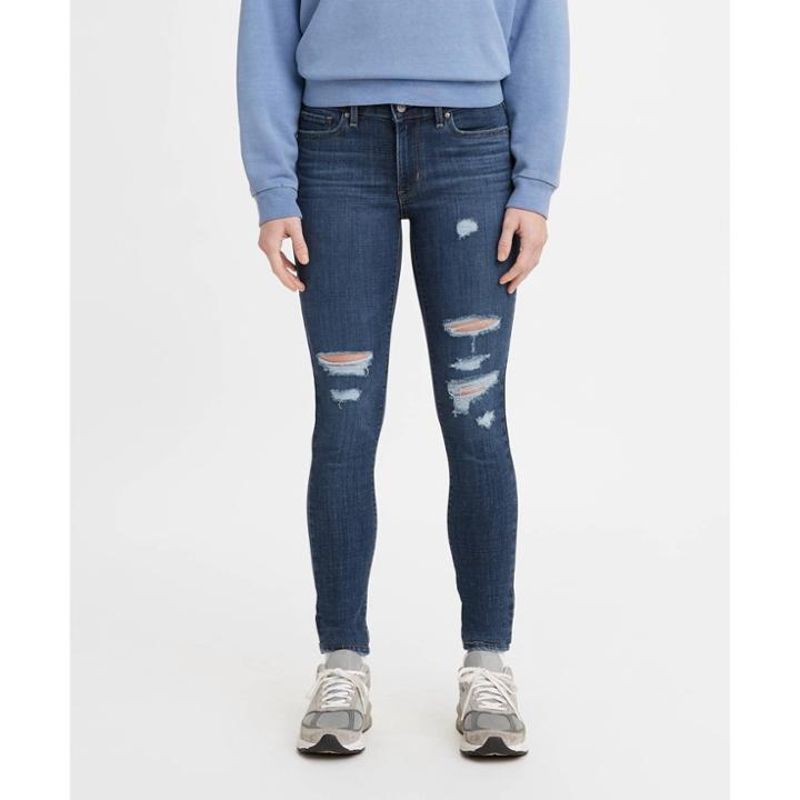 Levi's Women's 711 Mid-rise Skinny Jeans - Lapis Breakdown