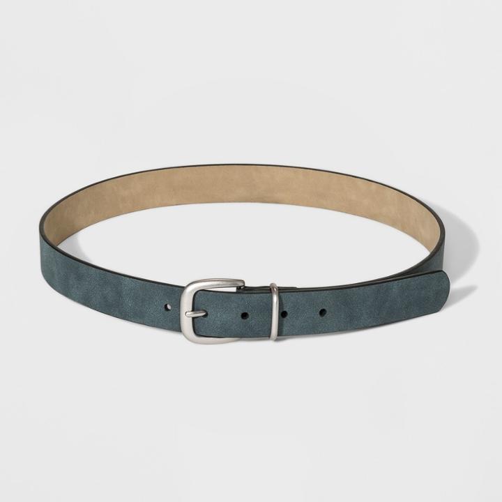 Women's Metal Loop Basic Belt - Universal Thread Blue