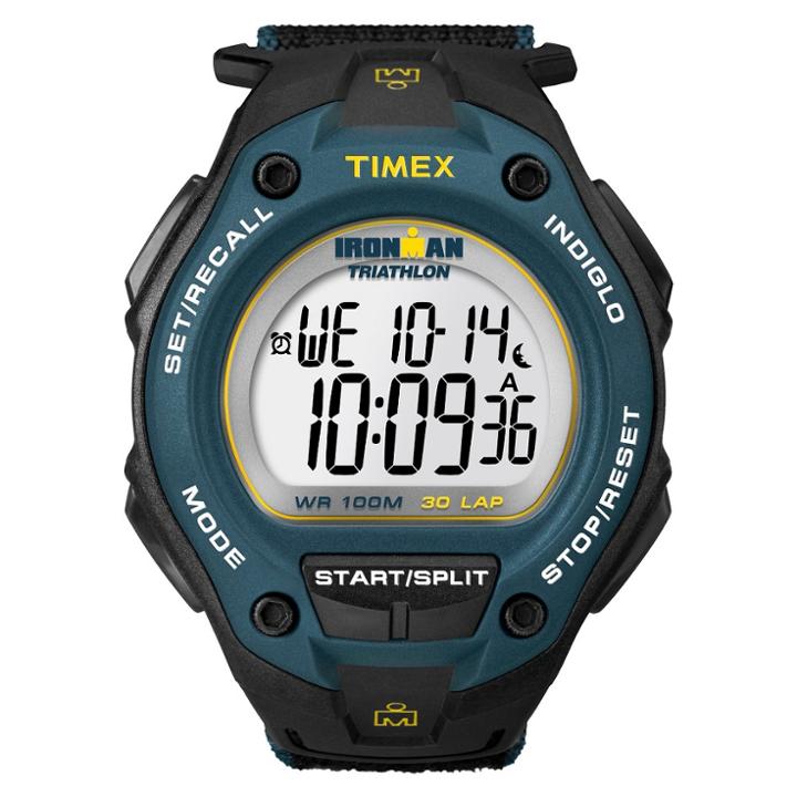 Men's Timex Ironman Classic 30 Lap Digital Watch - Black/blue T5k413jt,