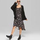 Women's Textured Cardigan - Wild Fable Black