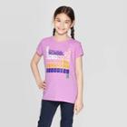 Girls' Short Sleeve Periodic Table Graphic T-shirt - Cat & Jack Purple