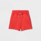 Girls' Knit Midi Pull-on Shorts - Cat & Jack Coral