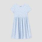 Women's Floral Print Short Sleeve Waffle Knit Babydoll Dress - Wild Fable