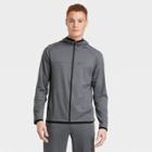 Men's Big & Tall Lightweight Knit Full Zip Sweatshirt - All In Motion Dark Gray