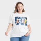 Women's Care Bears Plus Size Beatles Short Sleeve Graphic T-shirt - White