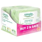 Target Unscented Simple Cleansing Facial Wipes Kind To