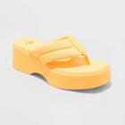 Women's Angela Platform Sandals - Wild Fable Orange