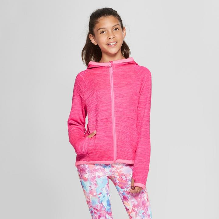 Girls' Cozy Tech Fleece Sweatshirt - C9 Champion Pink