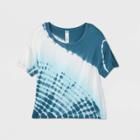 Women's Short Sleeve Tie-dye T-shirt - Joylab Navy