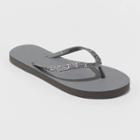 Women's Brynn Glitter Flip Flop Sandals - Shade & Shore Gray