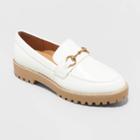 Women's Danica Platform Loafers - A New Day Off-white