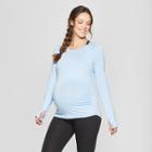 Maternity Long Sleeve Soft T-shirt - C9 Champion Ocean Blue
