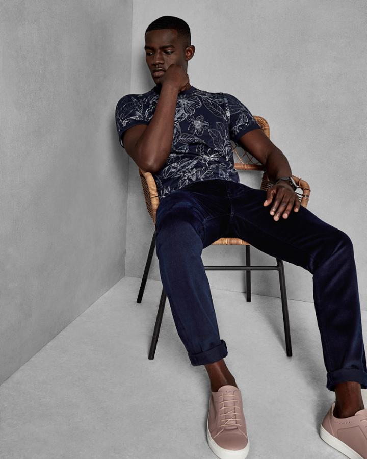 Ted Baker Straight Fit Denim Trousers