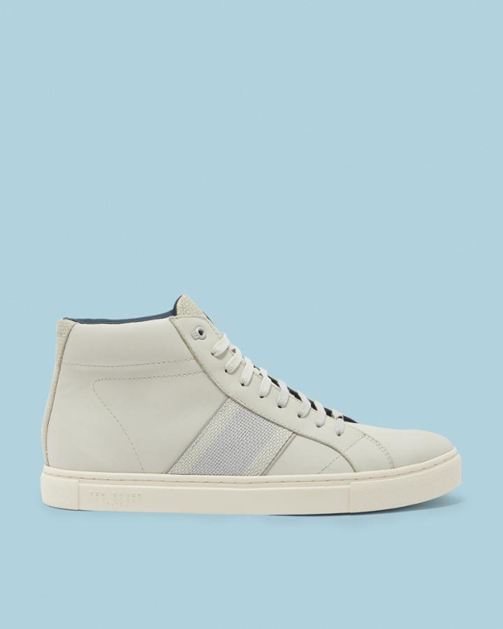 Ted Baker Cupsole Hi-top Leather Sneakers