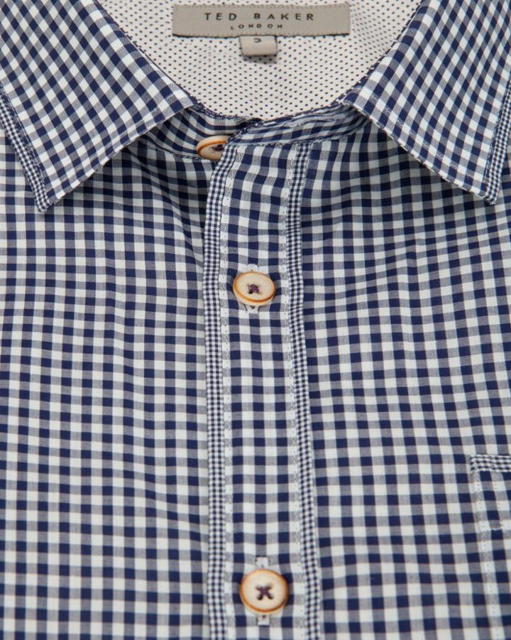 Ted Baker Short Sleeve Checked Shirt