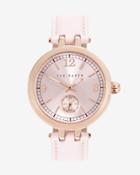 Ted Baker Round Leather Watch