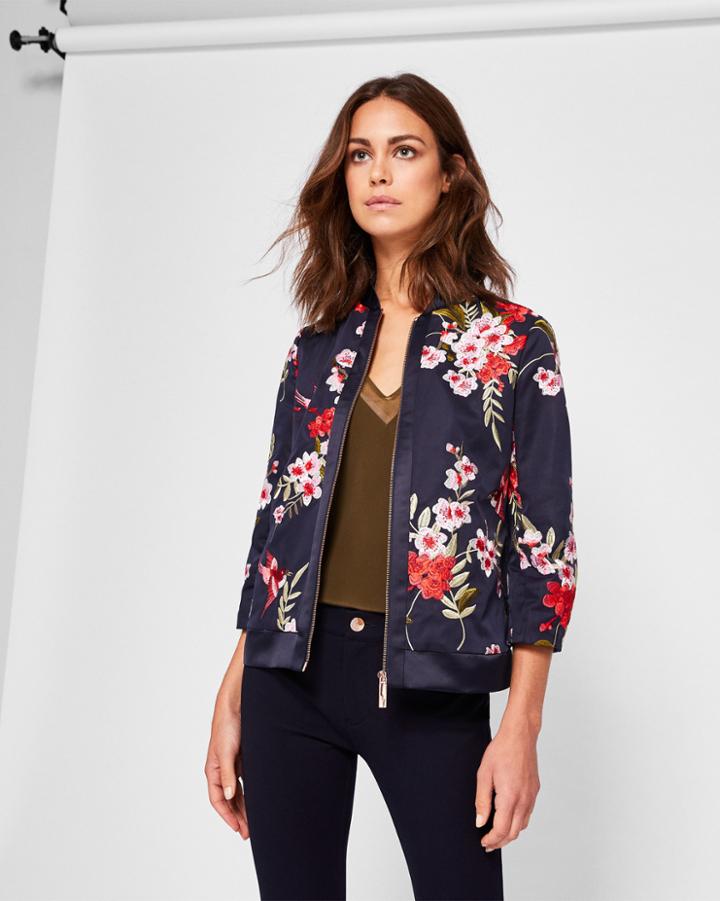 Ted Baker Bird And Blossom Bomber Jacket