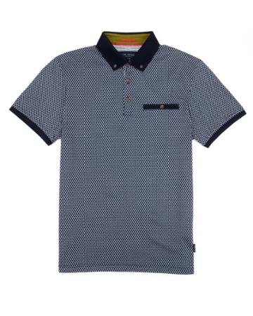 Ted Baker Spotted Print Polo Shirt
