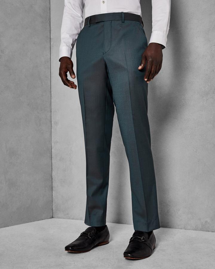 Ted Baker Pashion Slim Plain Wool Trousers