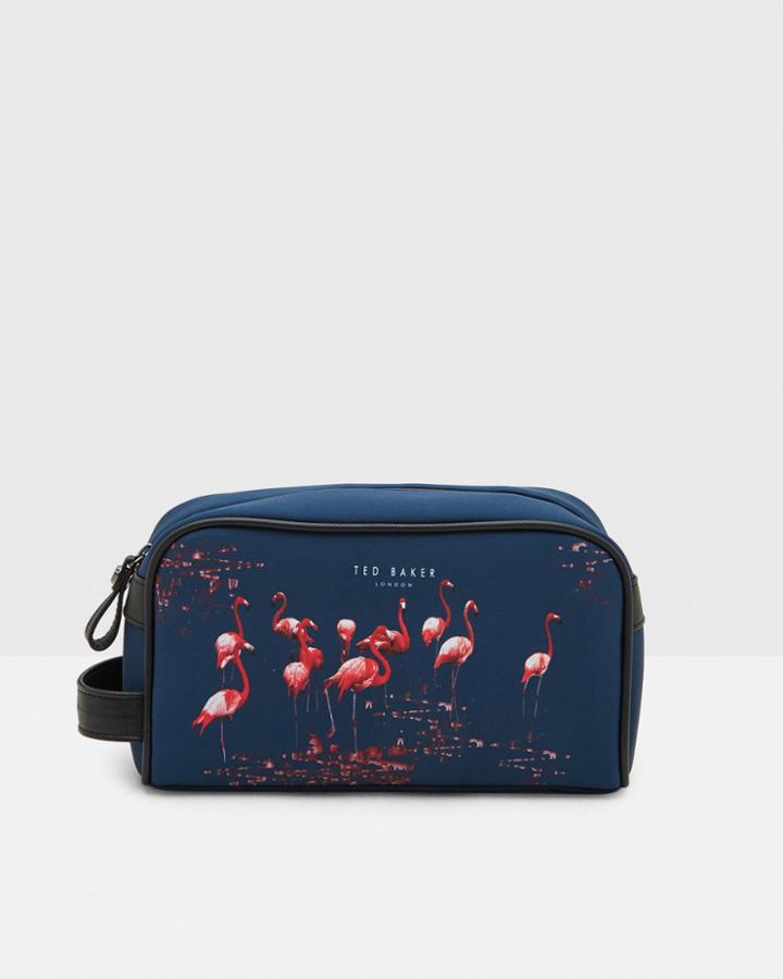 Ted Baker Flamingo Print Wash Bag