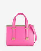 Ted Baker Small Crosshatch Leather Tote Bag