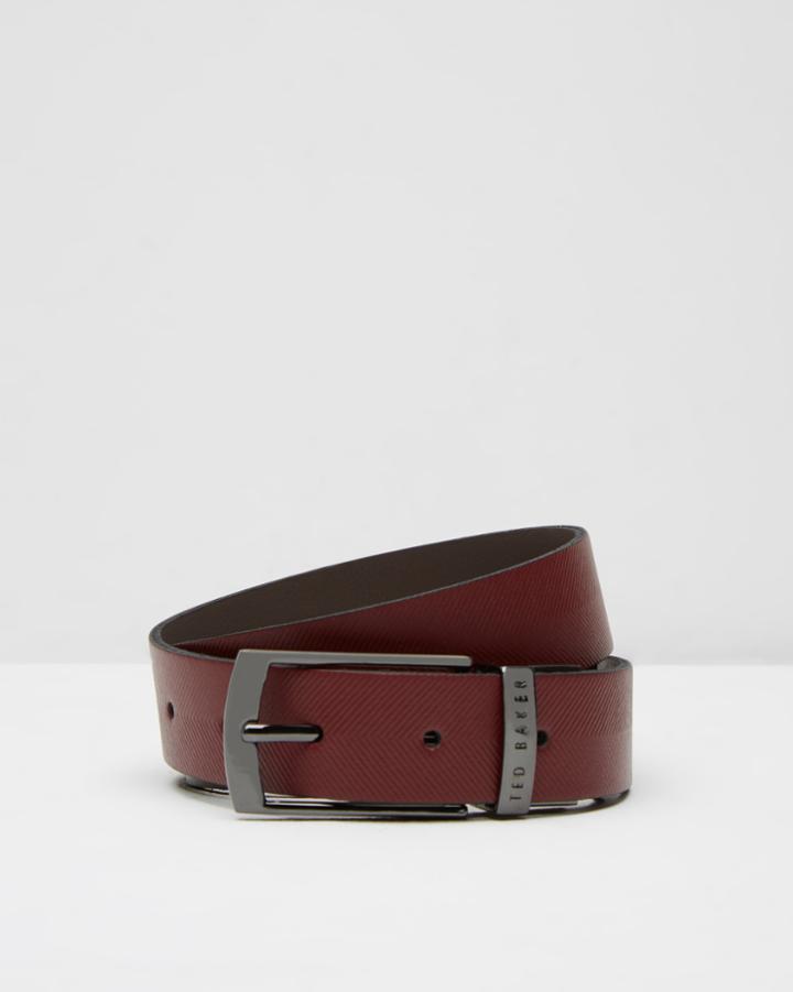 Ted Baker Reversible Herringbone Belt
