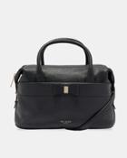 Ted Baker Bow Detail Large Leather Bowler Bag