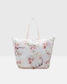 Ted Baker Oriental Blossom Foldaway Shopped Bag