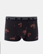 Ted Baker Leopard Print Cotton Boxer Shorts