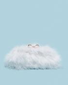 Ted Baker Loop Bow Feather Evening Bag