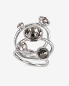 Ted Baker Jewel Cluster Ring Clear