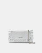 Ted Baker Ruffle Leather Cross Body Matinee Purse