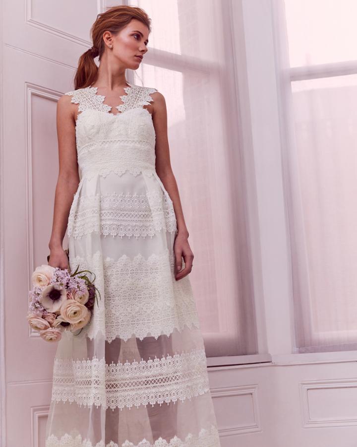 Ted Baker Layered Lace Maxi Dress