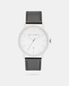 Ted Baker Round Face Leather Watch