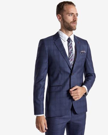 Ted Baker Deluxe Checked Wool Jacket