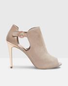 Ted Baker Suede Cut-out Heeled Boots
