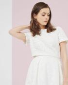 Ted Baker Lace Mesh Crop Top